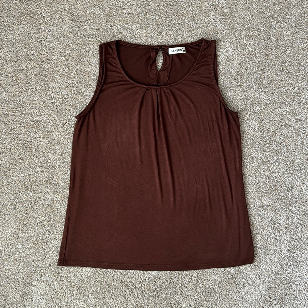 iGENJUN Casual Tank Top Blouse